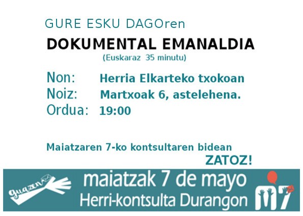 Dokumental emanaldia HERRIA-n