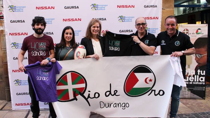 Errugbia eta solidaritatea eskutik aurten ere Durango Rugby Taldearen topaketetan 