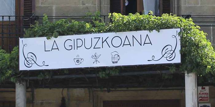 LA GIPUZKOANA TABERNA/ JATETXEA logotipoa