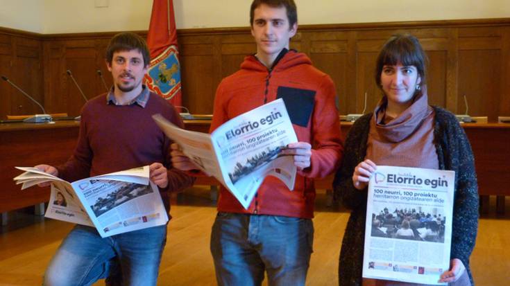 Herritarrekin landutako ehun neurri batu dituzte Elorrion, gobernu planean