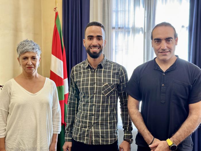 Salahdin Abdala, Saharako Preso eta Desagertuen Senideen Elkarteko ordezkaria, Durangon dago