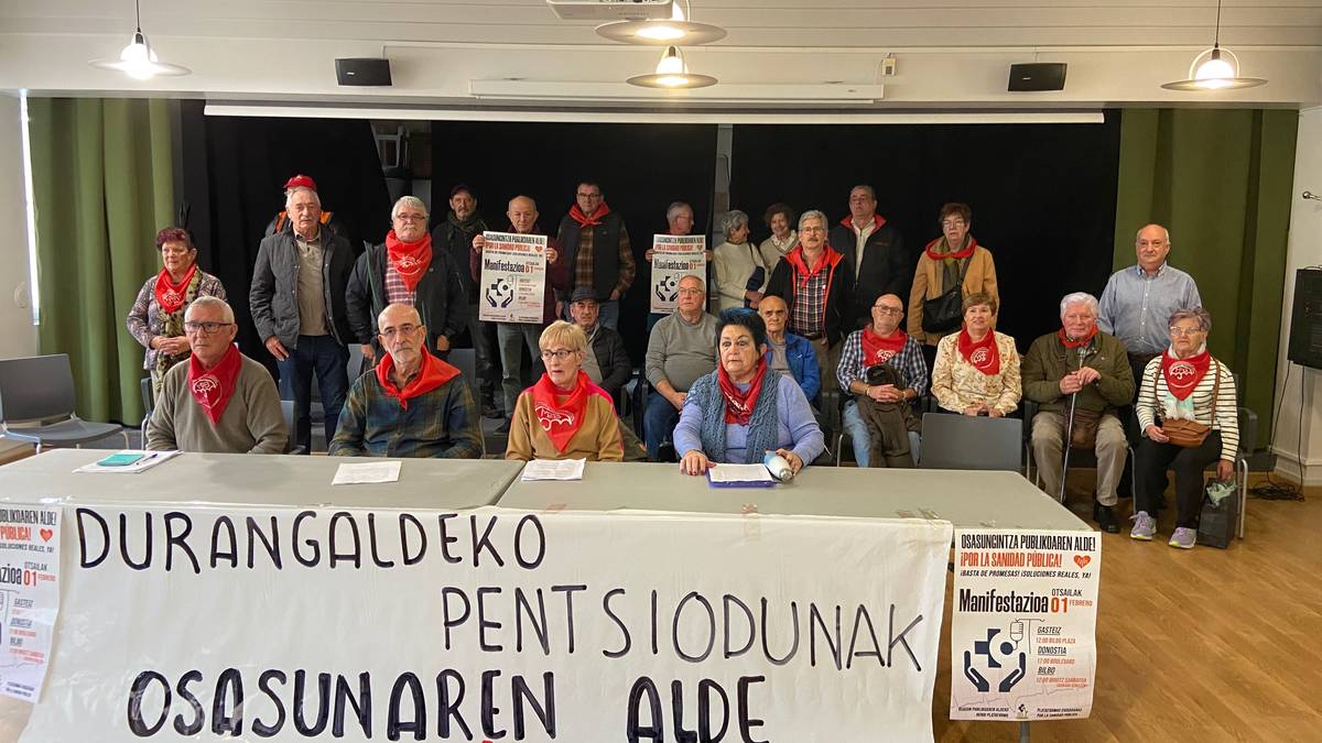 Durangoko pentsiodunek irailaren 7an berrekingo diete astelehenetako mobilizazioei