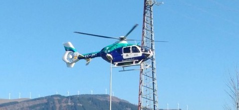 Mendizale bat erori da Besaiden eta helikopteroan ospitalera eraman dute