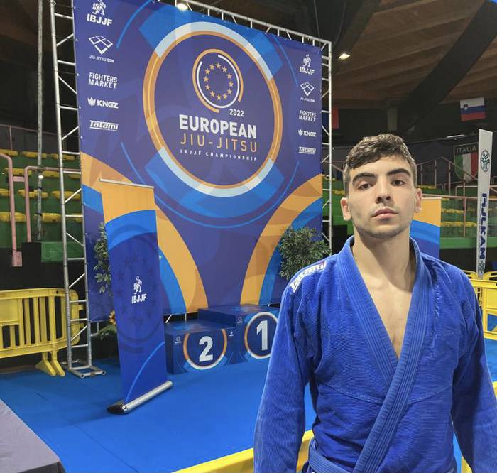 Eneko Diez bosgarren Europako jiu-jitsu txapelketan