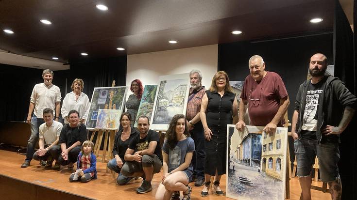 Itxaso Urrutikoetxea eta Martzel do Nascimento irabazle Enrike Renteria pintura lehiaketan