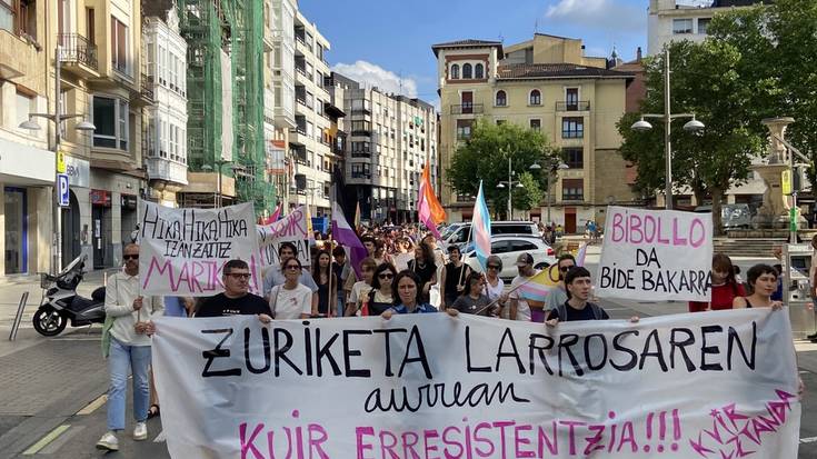[ARGAZKI GALERIA]: Sexu eta identitate disidenteek "Harrotasunaren merkantilizazioa" salatu dute