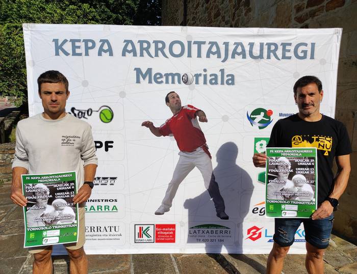 Kepa Arroitajauregiren oroimenezko txapelketa nobedadeekin dator: paleta goman bikote mistoek jokatuko dute