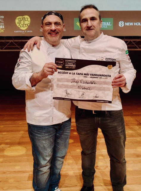 Kobika jatetxeak pintxorik abangoardistenaren saria irabazi du Valladolideko txapelketan