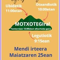 Motxotegira mendi irteera