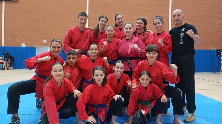 Durangoko Ninjutsu Wadokan kluba 46 dominarekin itzuli da Madrilgo txapelketatik