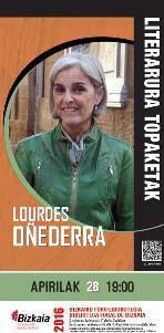 Literatura topaketak: Lourdes Oñederra