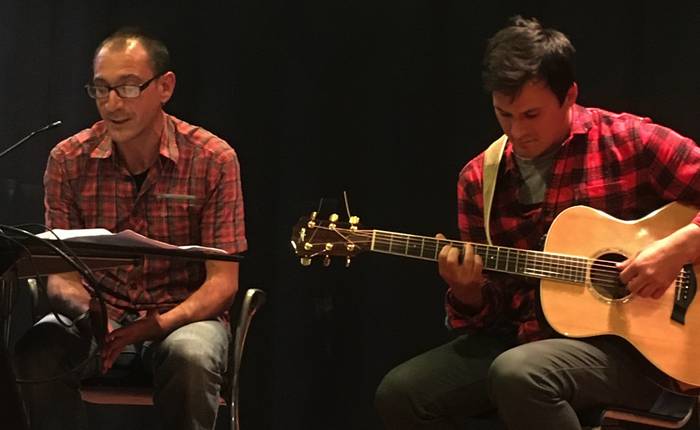 Unai Ormaetxea idazlearen eta 'Inun' musikariaren emanaldia