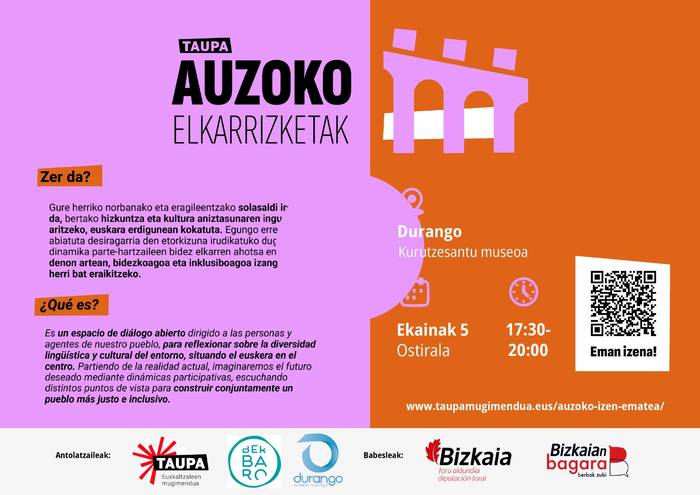 Taupa. Auzoko Elkarrizketak
