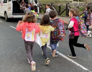 Korrika txikia eta herri afaria Garain, Korrika nagusira batu aurretik