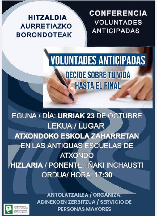 'Aurretiazko borondateak'