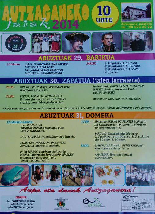 Autzaganeko jaiak