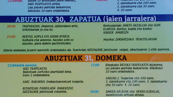 Autzaganeko jaiak