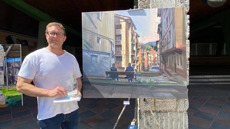 [ARGAZKI GALERIA] Eduardo Alsasua gasteiztarrak irabazi du Berrizko Kaleko XXIII. Pintura Lehiaketa