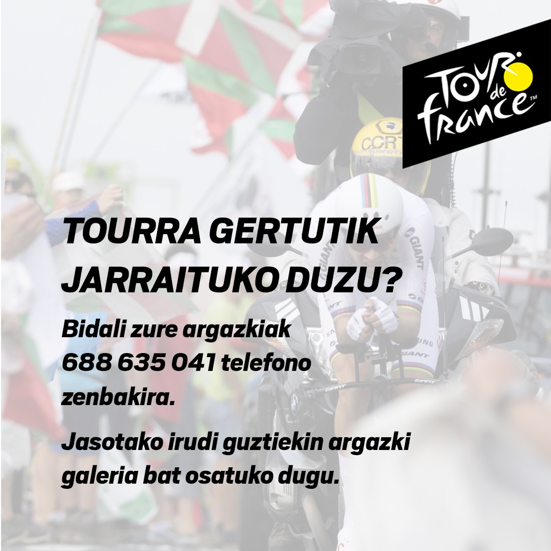 Tourra gertutik jarraituko duzu? Bidali argazkiak ANBOTOra