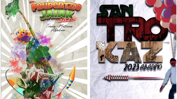 Abadiñon badituzte San Prudentzio eta San Trokaz jaietako kartel irabazleak