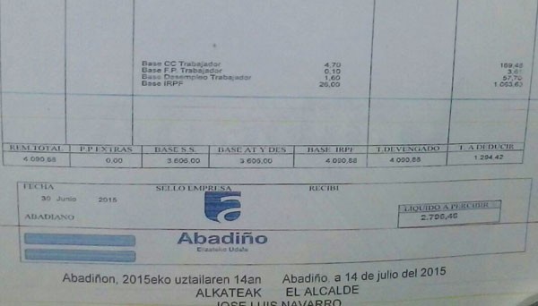 Bere soldata bando batean erakutsi du Jose Luis Navarrok 