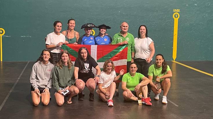 Pagoa Iriarte-Ainhoa Huarte bikoteak  eta Nagore Martinek irabazi dituzte Mallabiko frontenis finalak