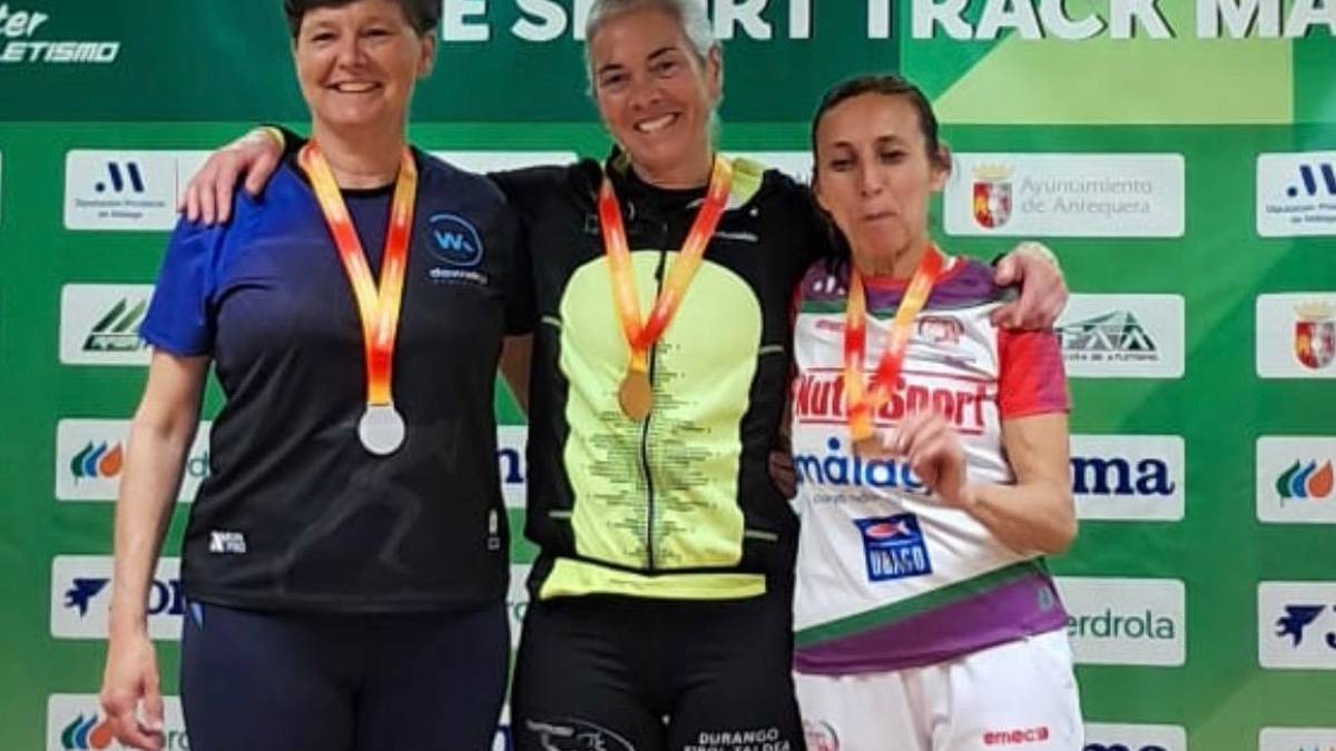 Sonia Oceja durangarrak master mailako Espainiako txapelketa irabazi du salto hirukoitzean