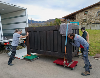 Elorrioko Ortuguren baserriko troxa historikoa Euskal Museoan erakutsiko dute