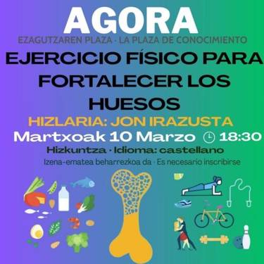 'Hezurrak indartzeko ariketa fisikoa'