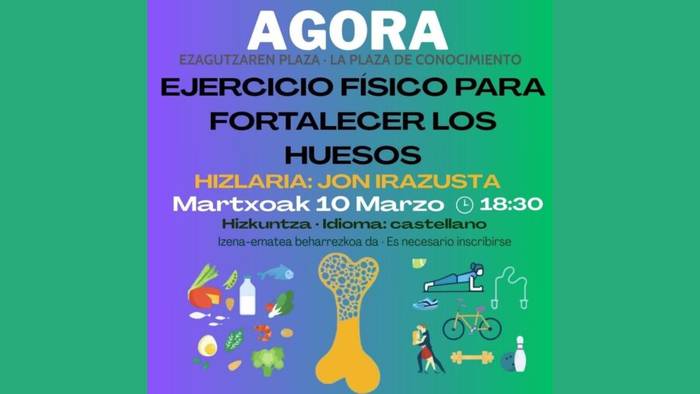 'Hezurrak indartzeko ariketa fisikoa'