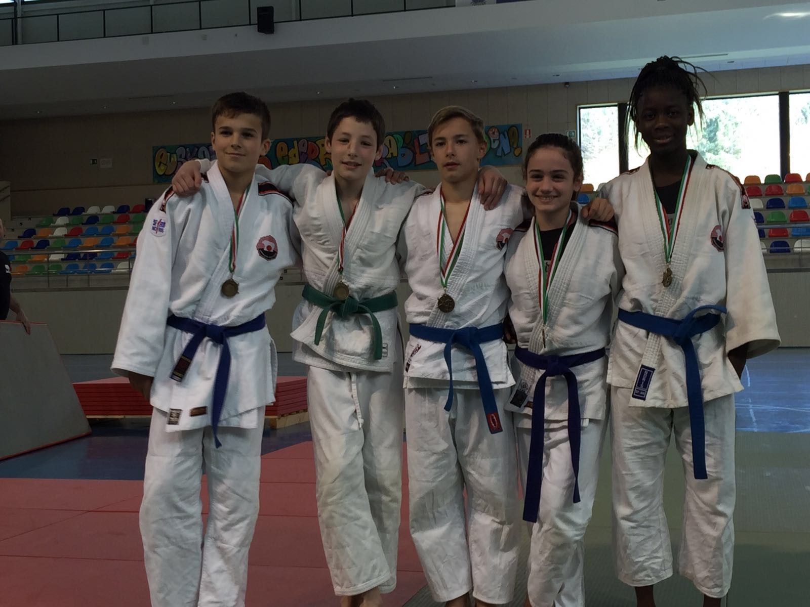 Durangoko judo taldeak bost domina lortu ditu Bizkaiko 3. proban