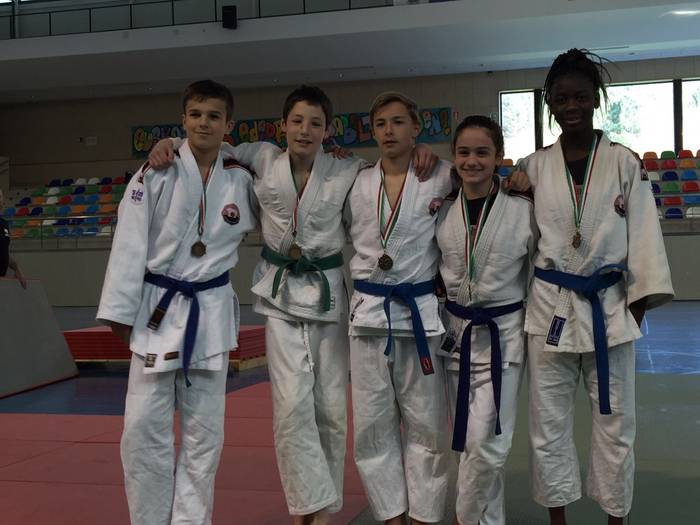 Durangoko judo taldeak bost domina lortu ditu Bizkaiko 3. proban
