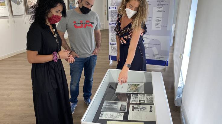 Ezkurdiko Udal Kultura Areto zabaldu zenetik 50 urte igaro direla ospatzeko erakusketa berri bat ikusgai Durangon