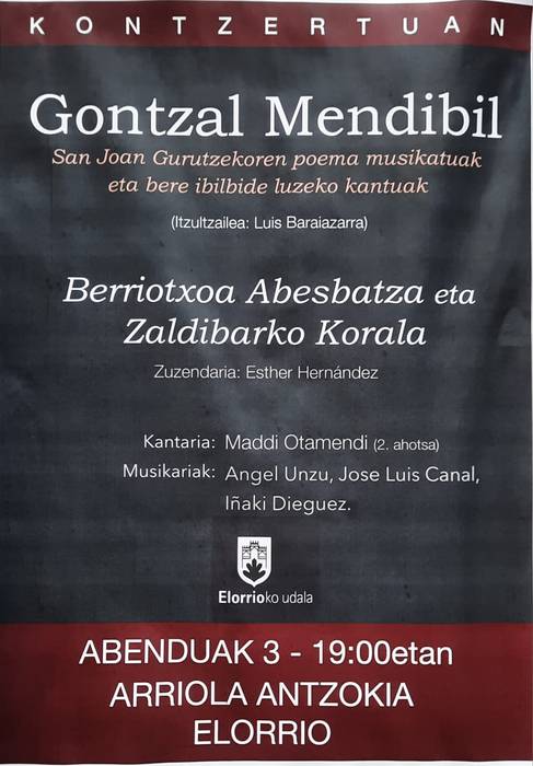 Gontzal Mendibil, Berriotxoa Abesbatza eta Zaldibarko Korala