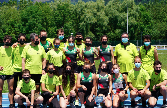 Araitz Villa, Ainhoa Colino, Julen Pedraza, Aitor Sandino eta Bitor Delgadok dominak irabazi dituzte Euskadiko Atletismo Txapelketan