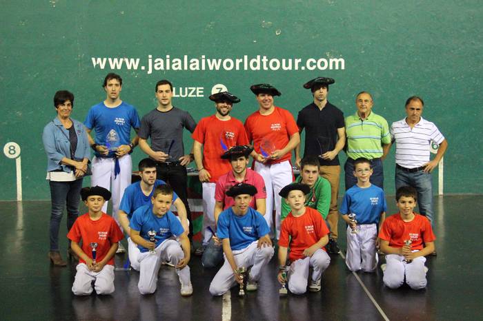 Unai Agirrezabal eta Gaizka Lopezek irabazi dute Peter-en oroimezko pilota txapelketa