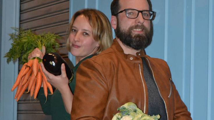 “Izugarri ona da garbantzu eta brokoliagaz  egindako hanburgesa”