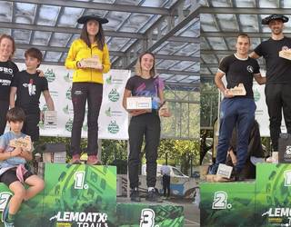 Itsasne Urkiaga eta Iñigo Pradera onenak, Lemoatx lasterketan