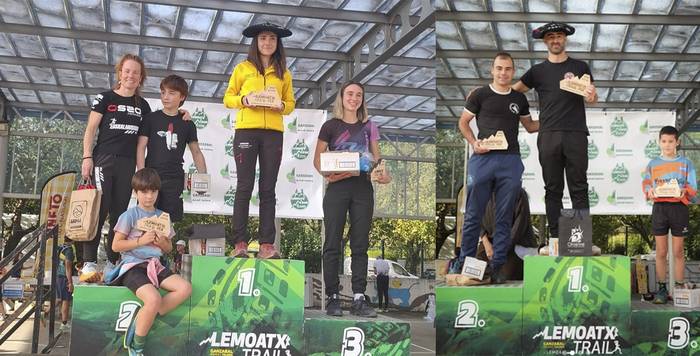 Itsasne Urkiaga eta Iñigo Pradera onenak, Lemoatx lasterketan