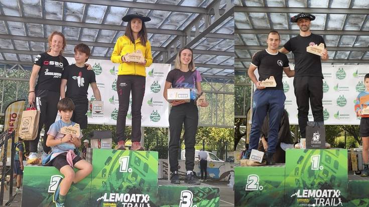 Itsasne Urkiaga eta Iñigo Pradera onenak, Lemoatx lasterketan