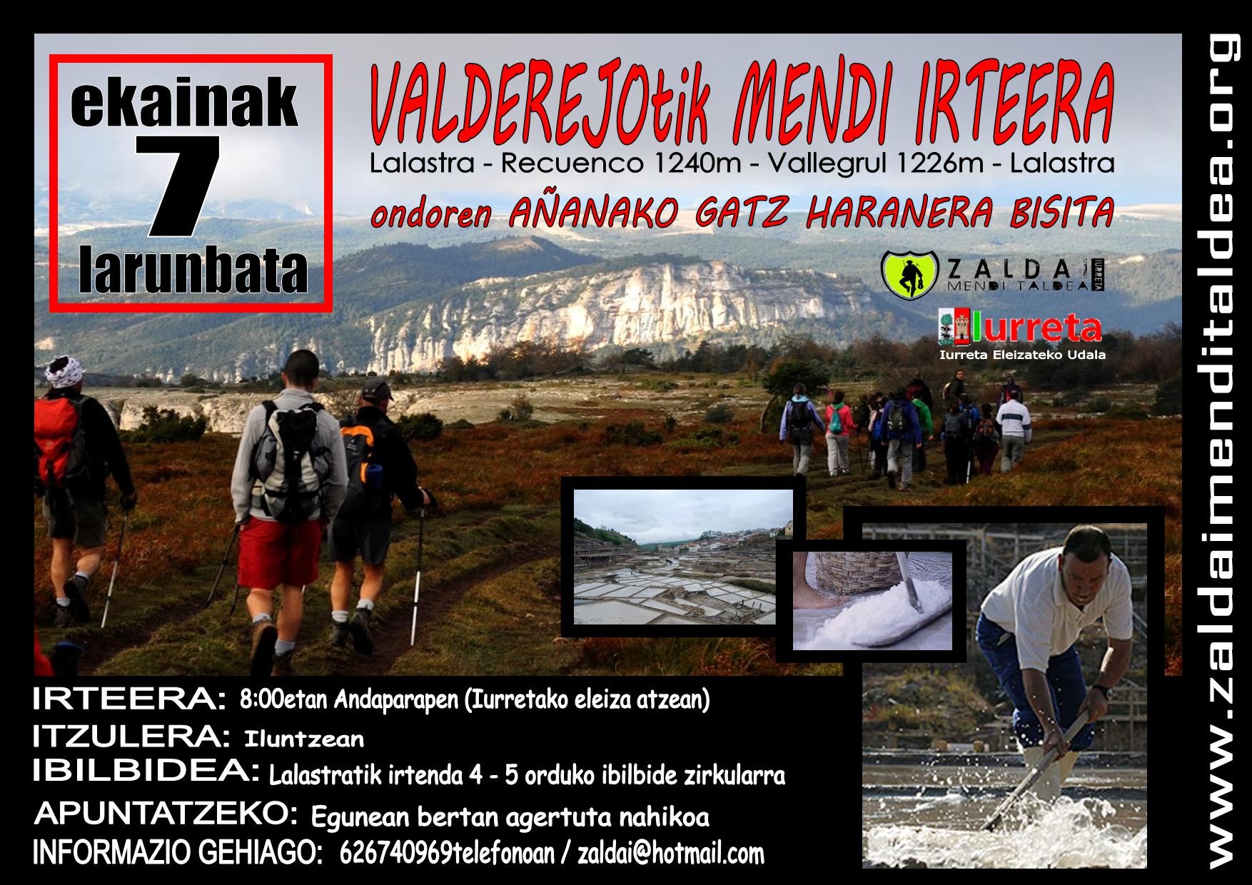 VALDEREJOTIK MENDI IRTEERA 