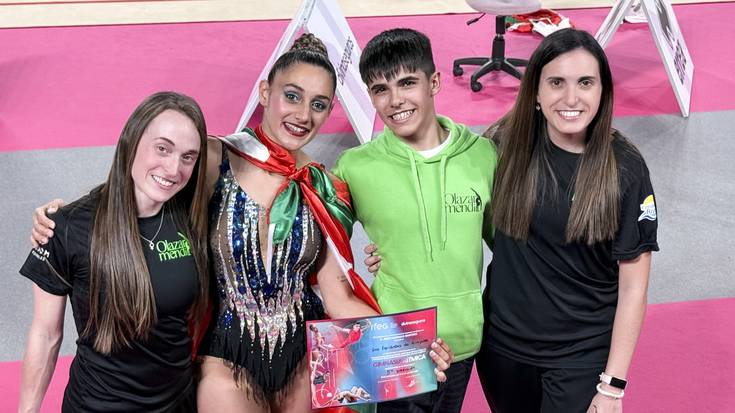 [BIDEOA] Ane Fernandez de Arroiabek diploma nazionala irabazi du Espainiako txapelketan