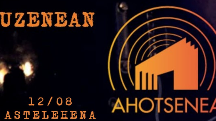 [ZUZENEKOA]: Ahotseneako musika kontzertuak zuzenean