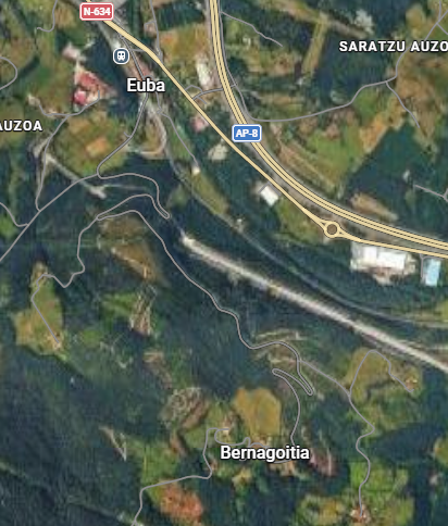 Euba eta Bernagoitia batzen dituen errepideko lanek eragina izango dute trafikoan irailaren 4ra arte