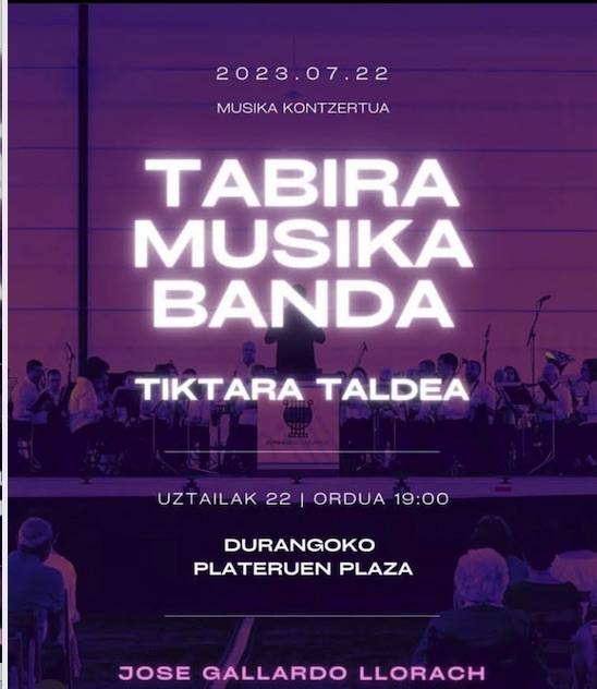 Tabira Musika Banda + Tiktara taldea