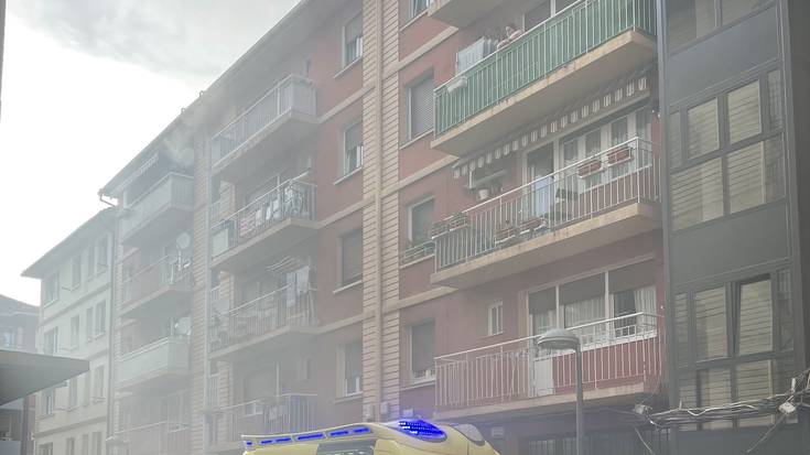 Etxe batek su hartu du Traña-Matienan eta emakume bi artatu behar izan dituzte