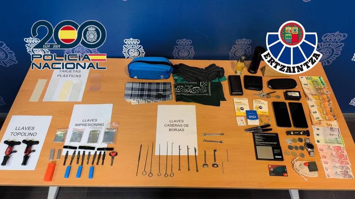 Hiru pertsona atxilo, Durangoko eta Zornotzako etxebizitzetan lapurretan egitea egotzita
