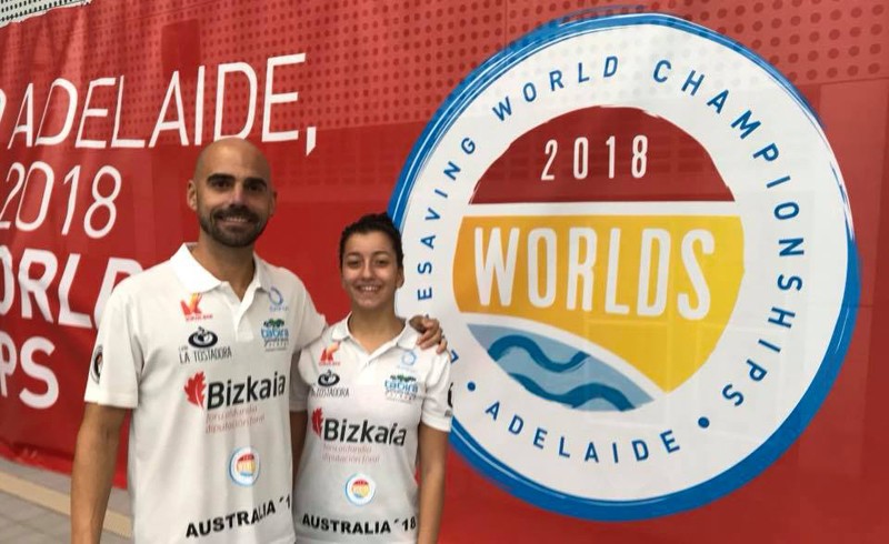 Lucia Jimenez eta Gonzalo Diaz durangarrak Australian dira, salbamenduko munduko txapelketan