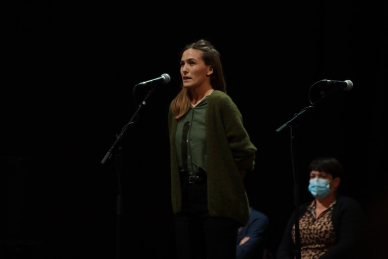 Nerea Ibarzabal Bizkaiko Bertsolari Txapelketako txapeldun