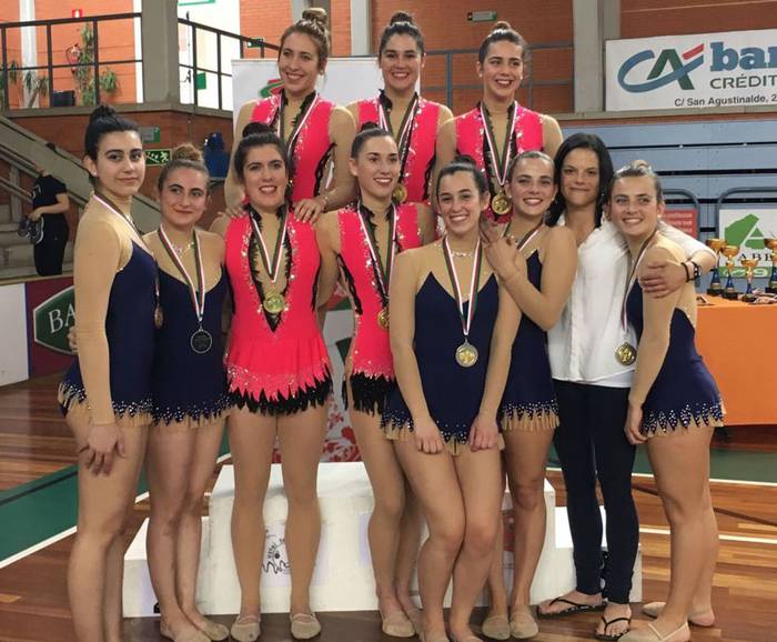 Uztai taldeak Euskadiko Txapelketa irabazi du gimnasia erritmikoan